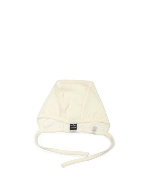 Húfa - Off White - Merino Ull - Þunn