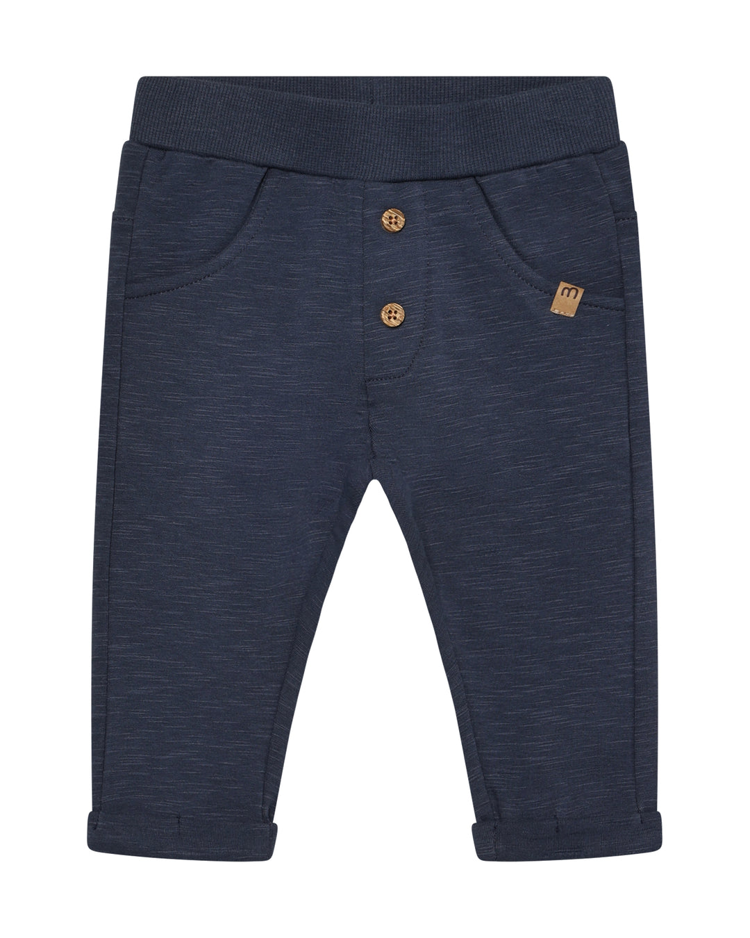 Minymo Joggingbuxur Odyssey Grey - Lífrænar Bómullarjoggingbuxur fyrir Ungbörn