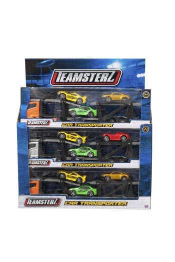 Bílaflutningabíll með sportbílum