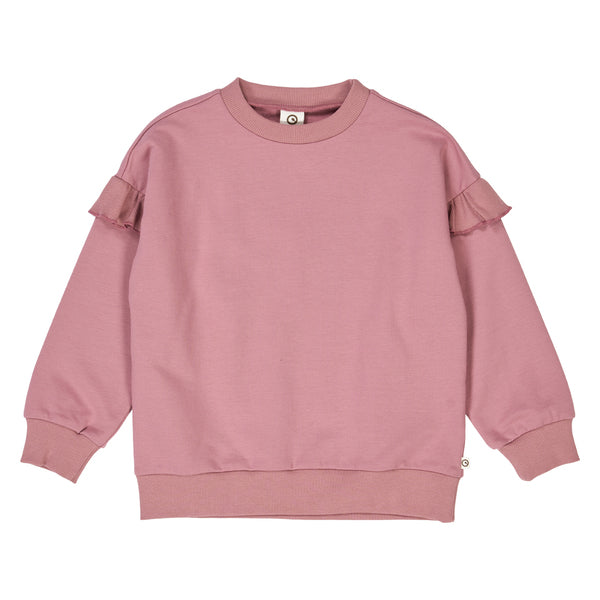 Peysa - Cozy me frill sweatshirt / Nostalgia Rose