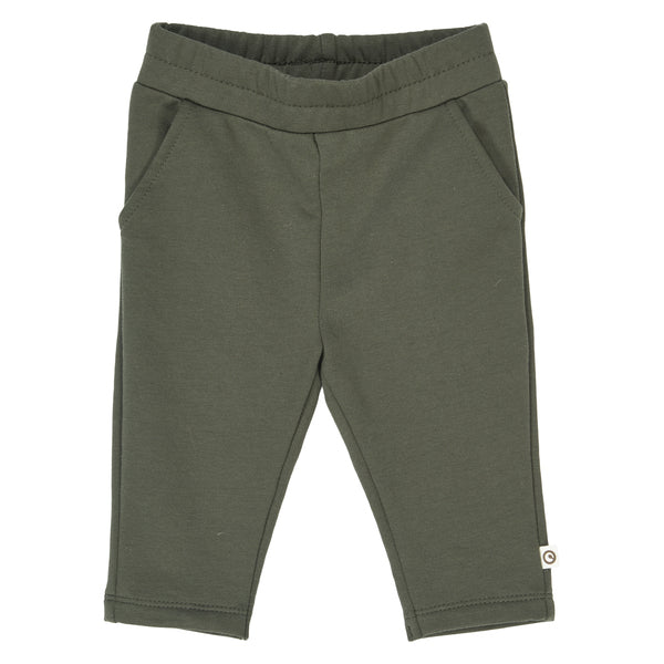 Buxur - Cozy me sweat chino pants baby / Deep green
