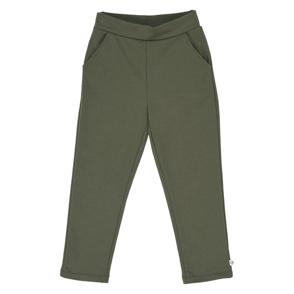 Buxur - Cozy me sweat chino pants / Deep green