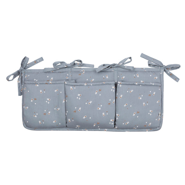 Rúmvasar - Stjörnur - Jasmin Blue/Balsam Cream/Walnut 50x20cm