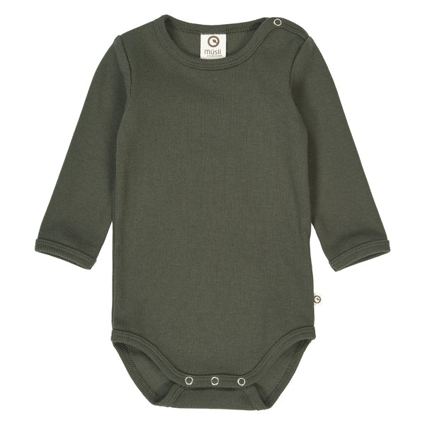 Samfella - Cozy Me Rib Deep Green