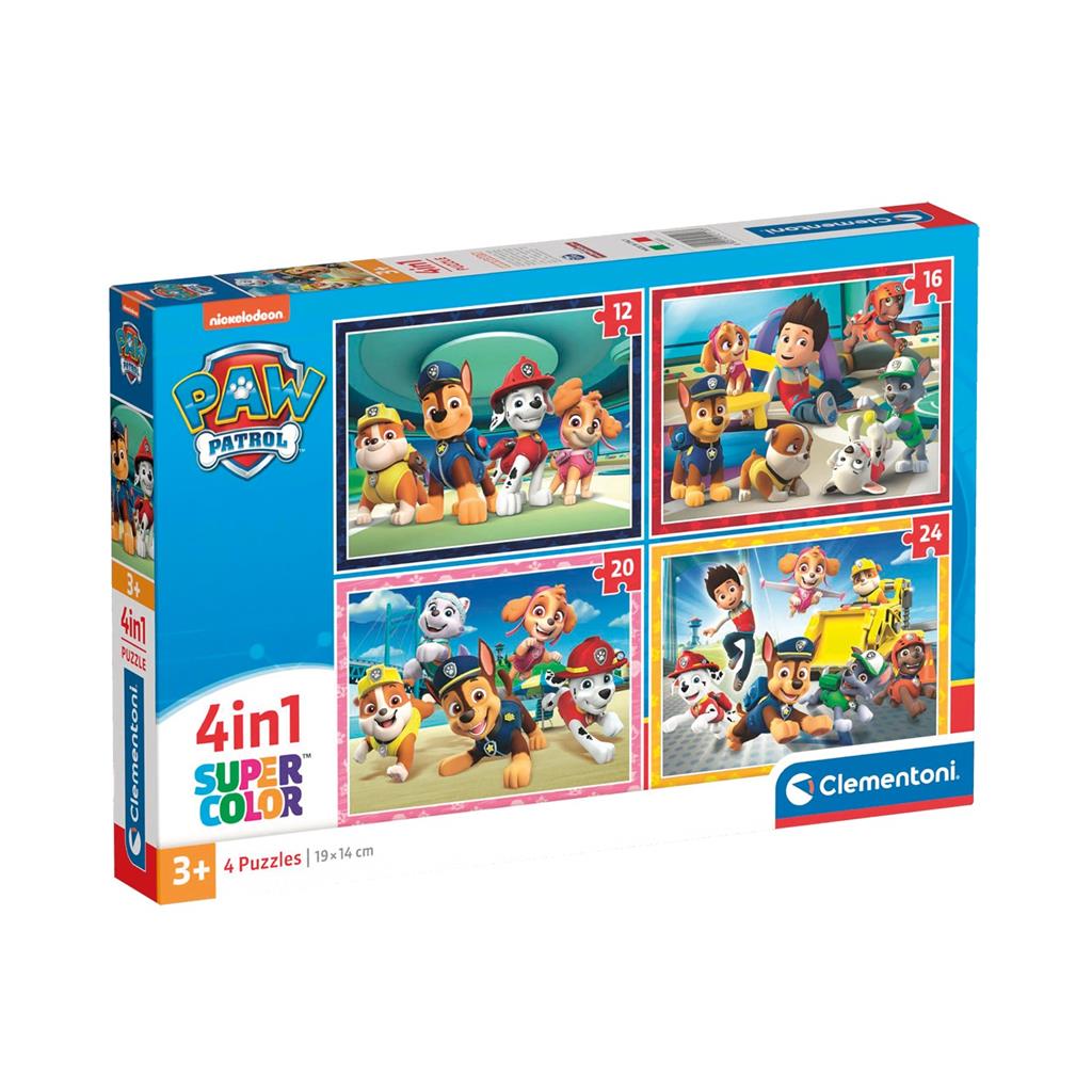 Paw Patrol Puzzle 4 In 1