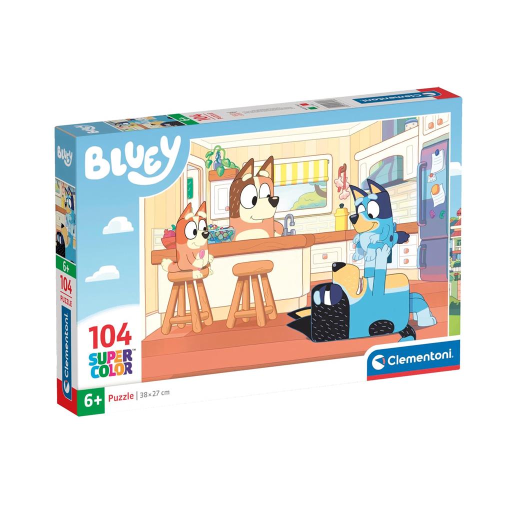 Bluey Puzzle 104 stykki