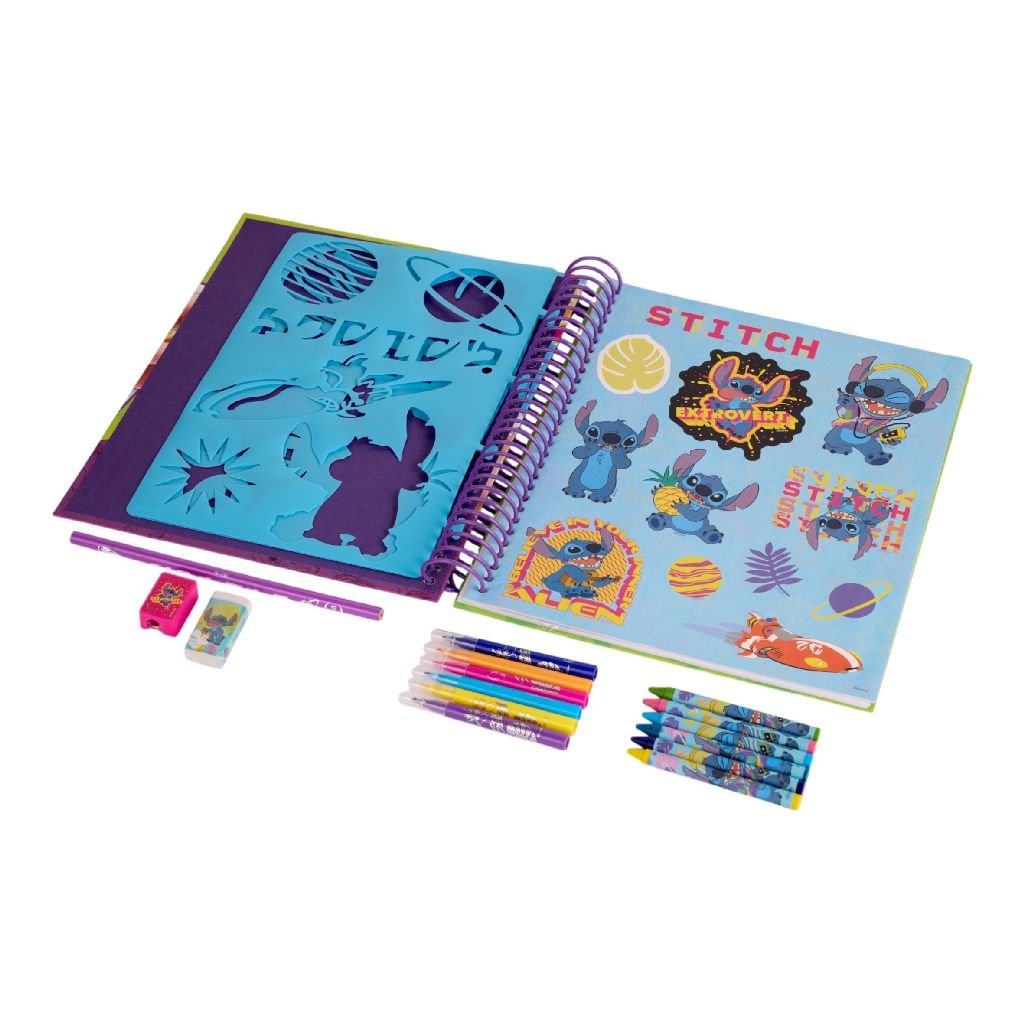 Stitch Activity Colouringbook