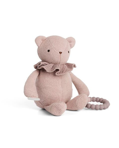 Bangsi lítill m/naghring&snudduhring - Soft Rose