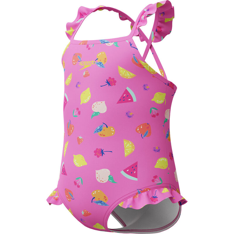 Sundbolur - Print Frill Thinstrap Pink
