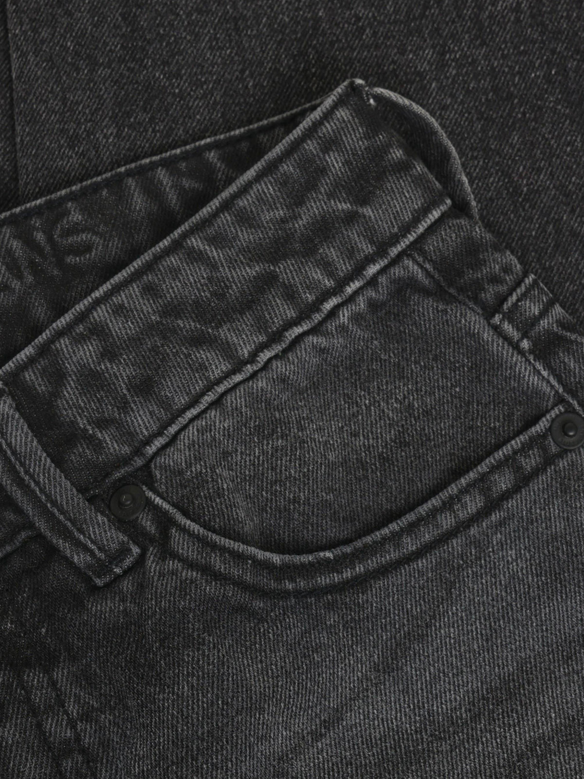 Gallabuxur - Wide Loose Fit Black Jeans