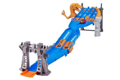 Metal Machines 4 brauta bílabraut með risaeðlu