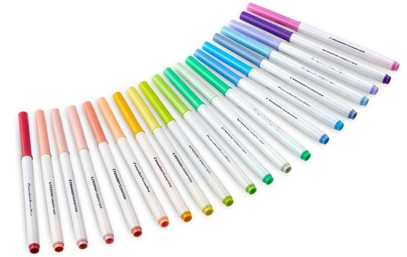 Crayola 20 Pastel Tússlitir