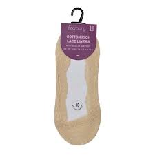 Sokkar - Dömutátiljur/Blúndur Beige