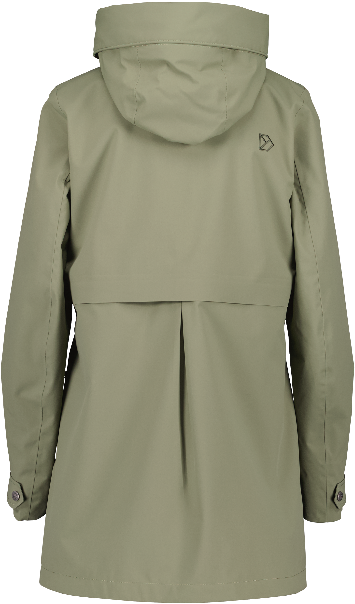 Regn og vind kápa - Edith parka Dusty Olive