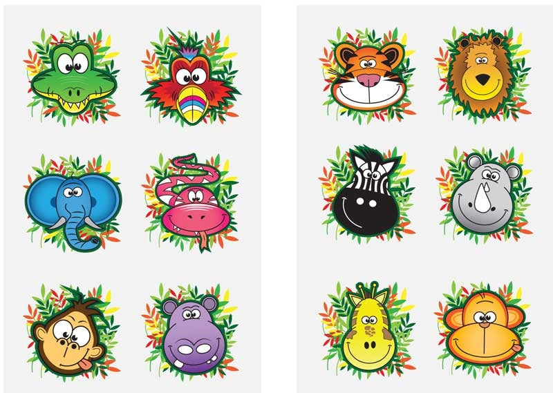 FUN TATTOOS - JUNGLE