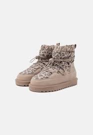 SnowBoots - simply taupe/Leo