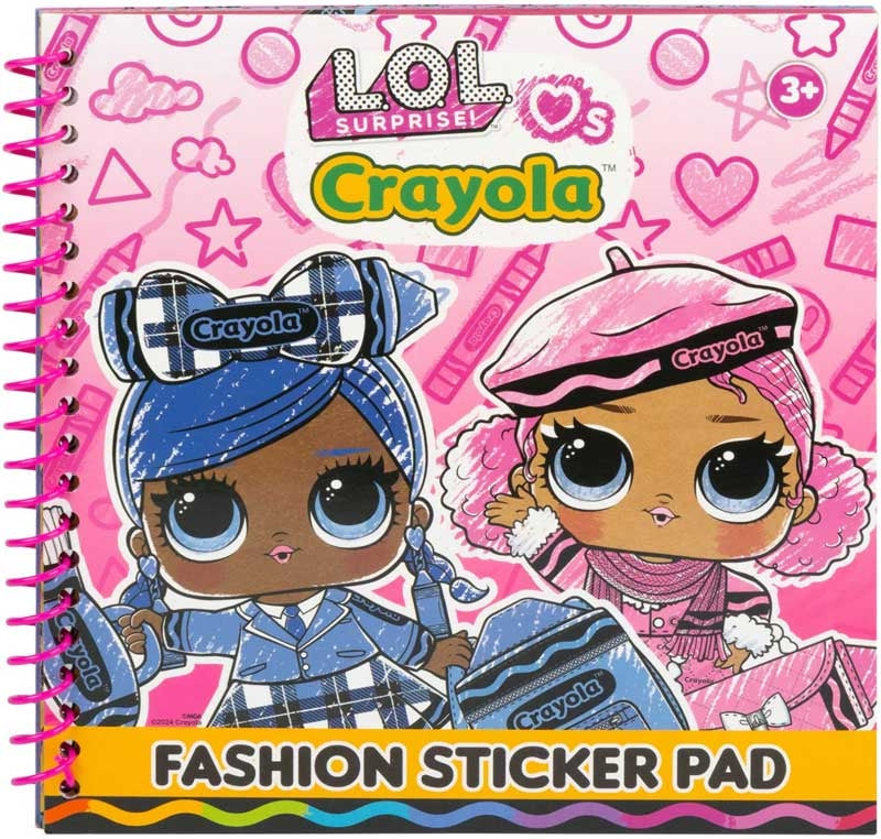 LOL Crayola Tísku Límmiðabók