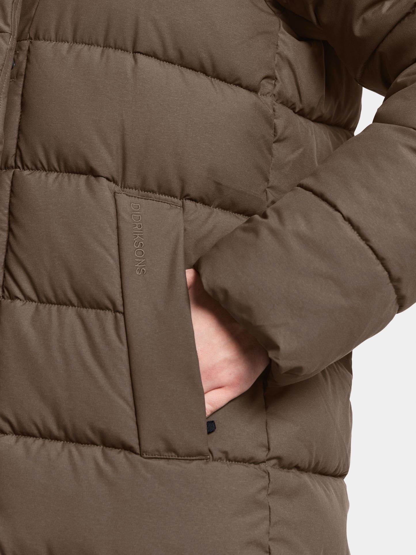 Kuldaúlpa - NELLA WNS PARKA - Mocka Brown