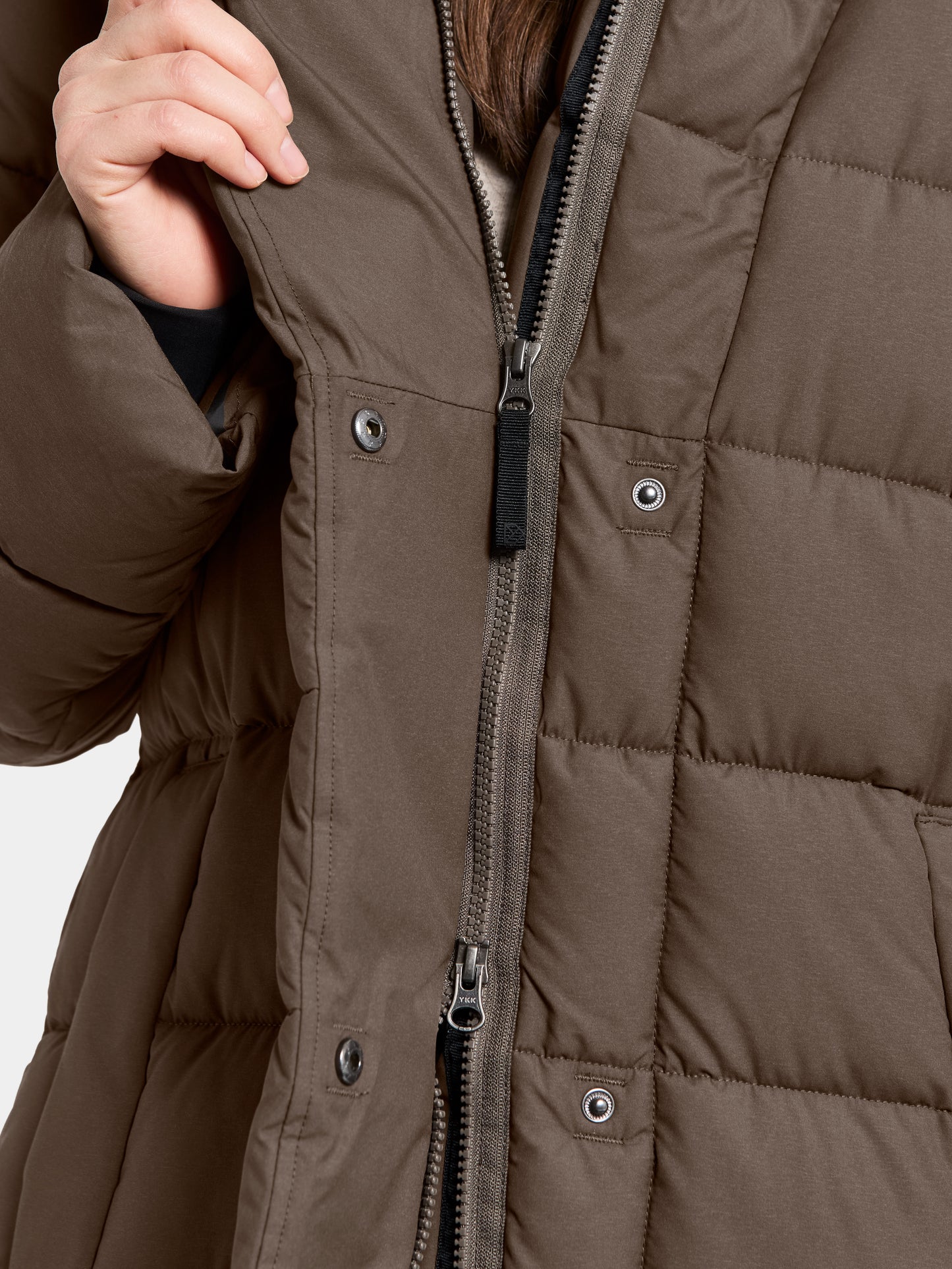 Kuldaúlpa - NELLA WNS PARKA - Mocka Brown