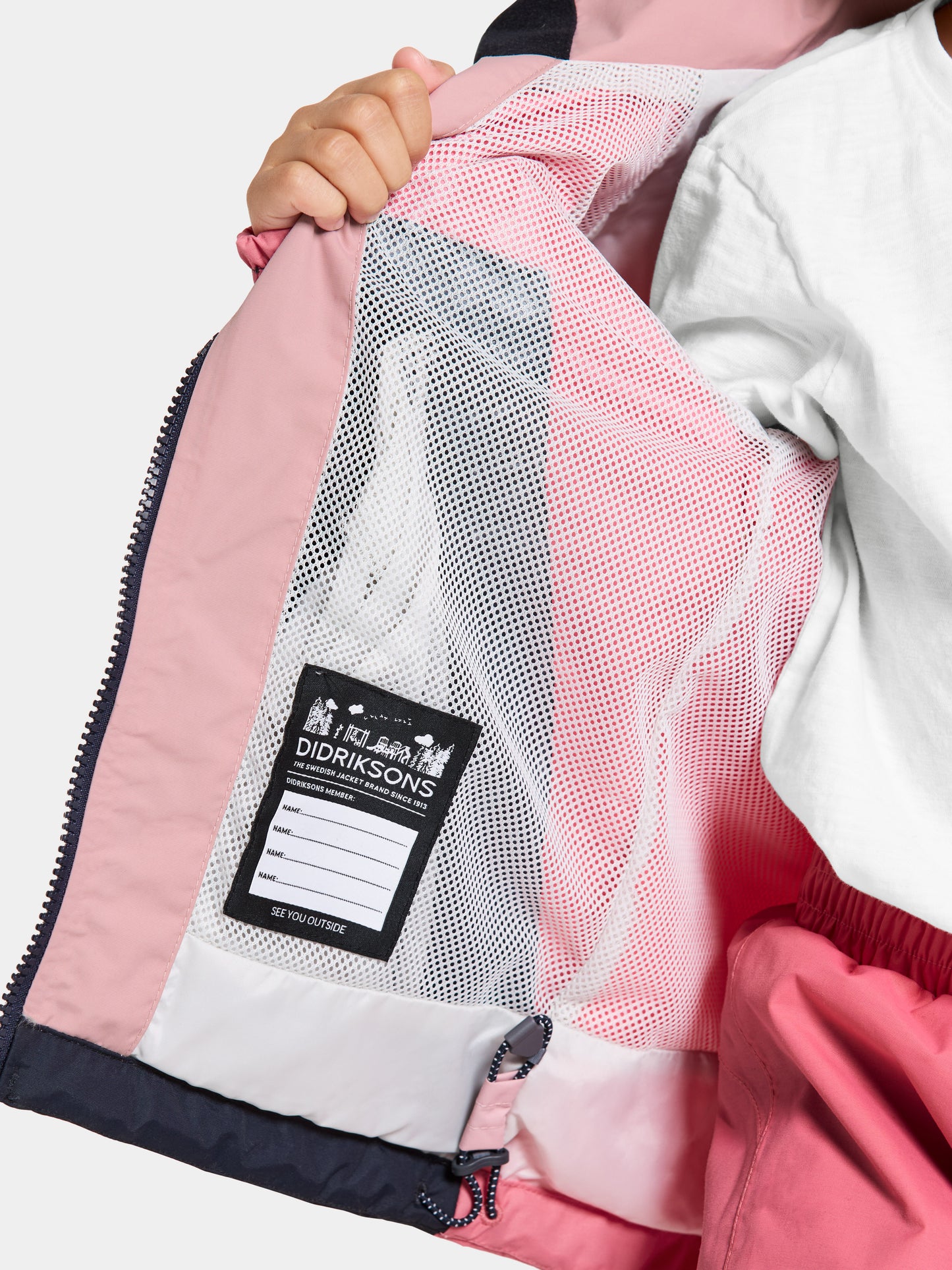 Regna og vind jakki - Pilvi Soft Pink
