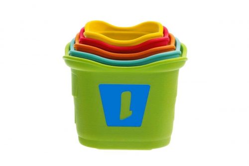 Þroskaleikföng - 2 in 1 Stacking cups