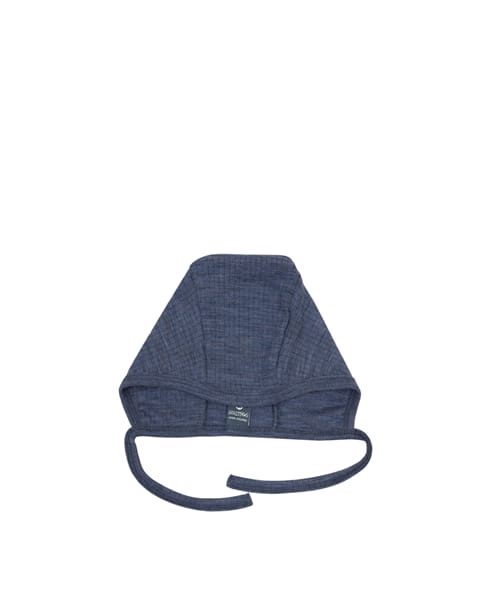 Húfa - Denim - Merino Ull - Þunn