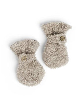 Vettlingar -Bouclé Ull - Natur Melange