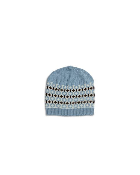 Húfa Ull - Grafic Light Blue