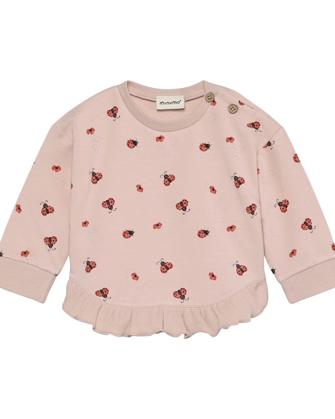 Minymo Barnepeysa með Maríubjöllu - Peach Whip