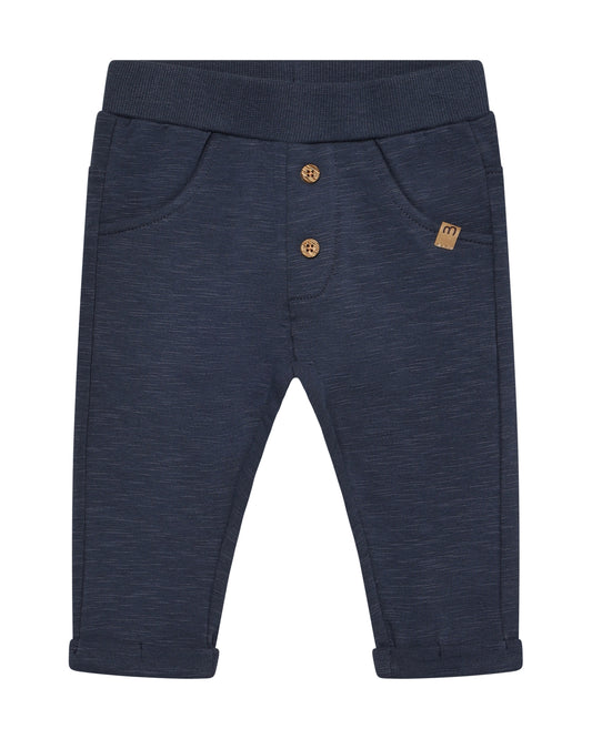 Minymo Joggingbuxur Odyssey Grey - Lífrænar Bómullarjoggingbuxur fyrir Ungbörn