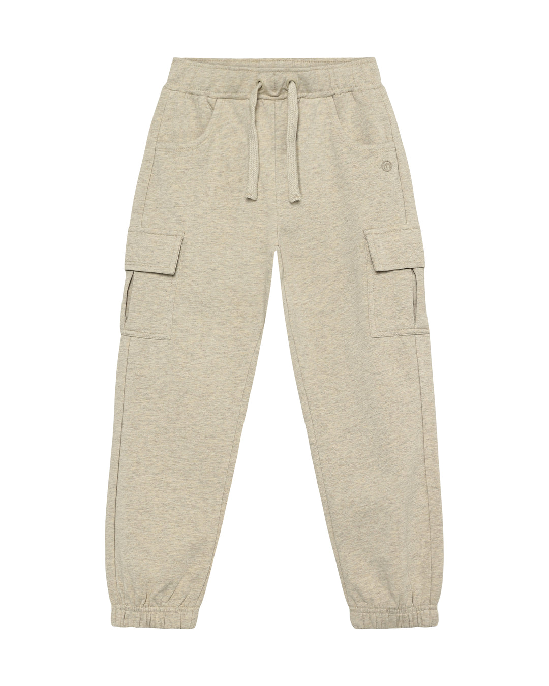 Minymo Cargo Joggingbuxur Börn - Beige Melange