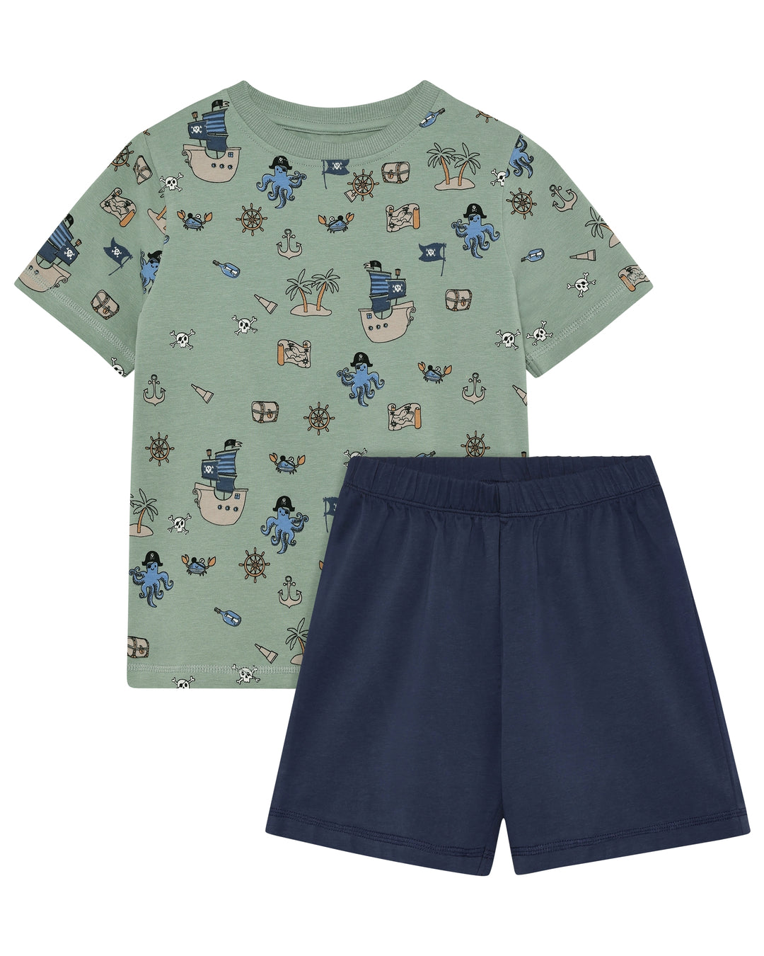 Minymo Barnasett - Lily Pad með Sjórængja Mynstri