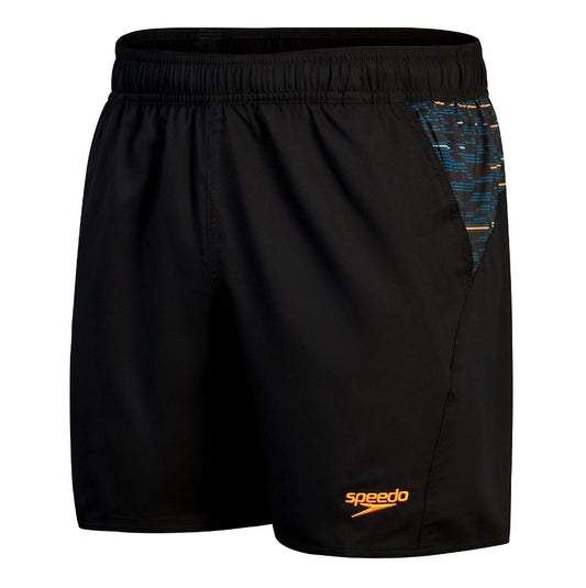 Sundbuxur - Sport Panel 16  Black/Blue