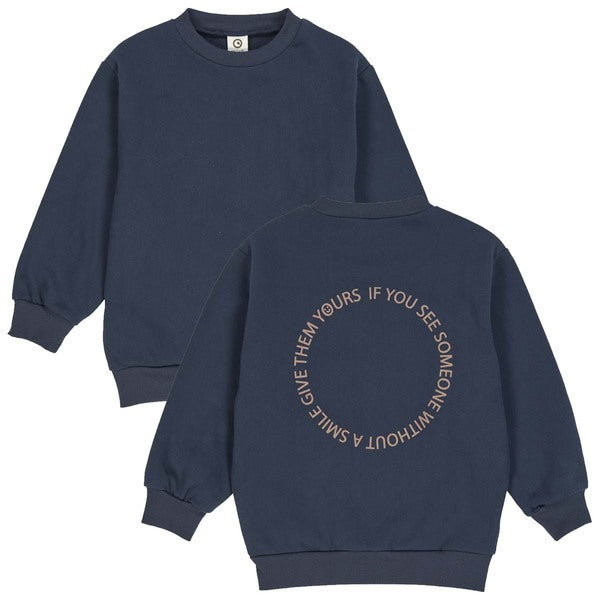 Peysa - Smile sweatshirt / Night Blue