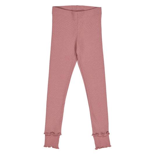 Leggings - Cozy me rib deco leggings - Nostalgia Rose