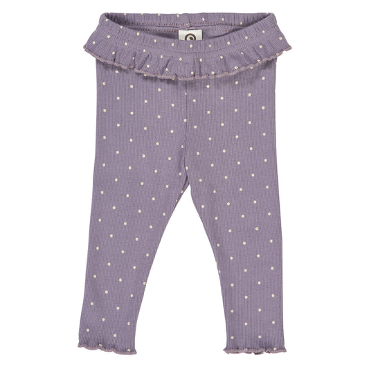 Leggings - Dot Lilac