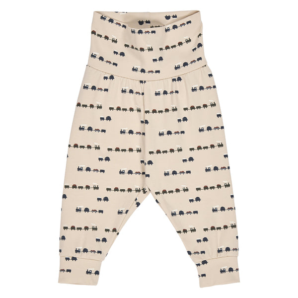 Buxur - Train pants baby - Oak/ Root/ Deep green