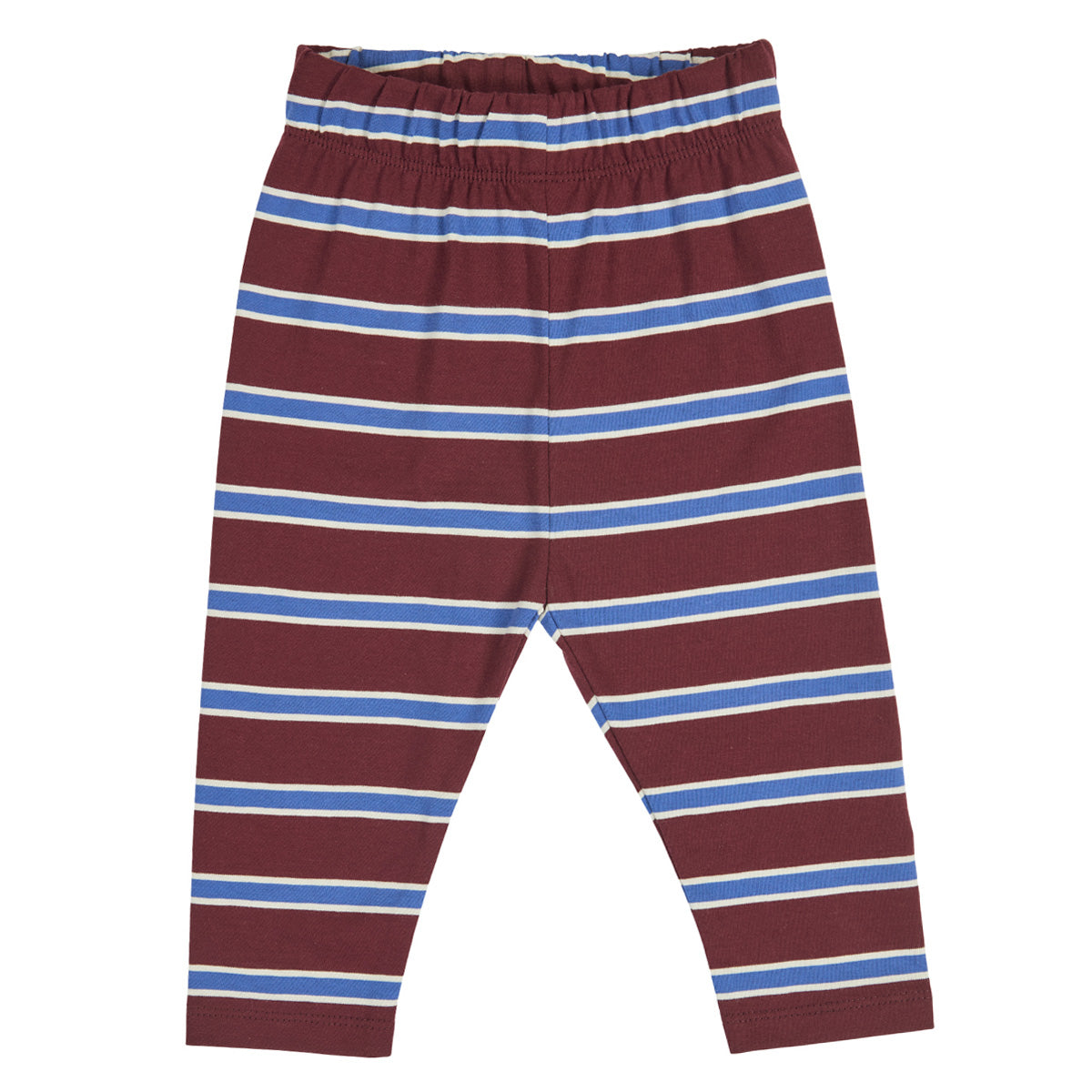 Buxur Musli - Clubhouse Stripe Russet lífrænar barnabuxur