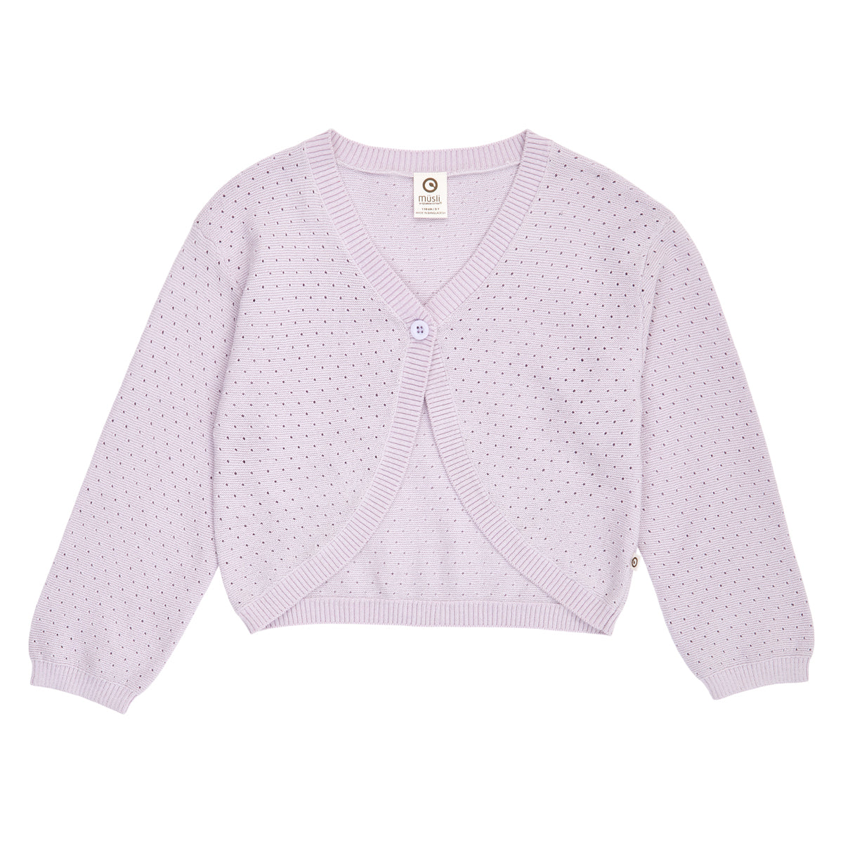 Peysa Musli - Prairie Knit Bloom lífræn prjónuð barnapeysa