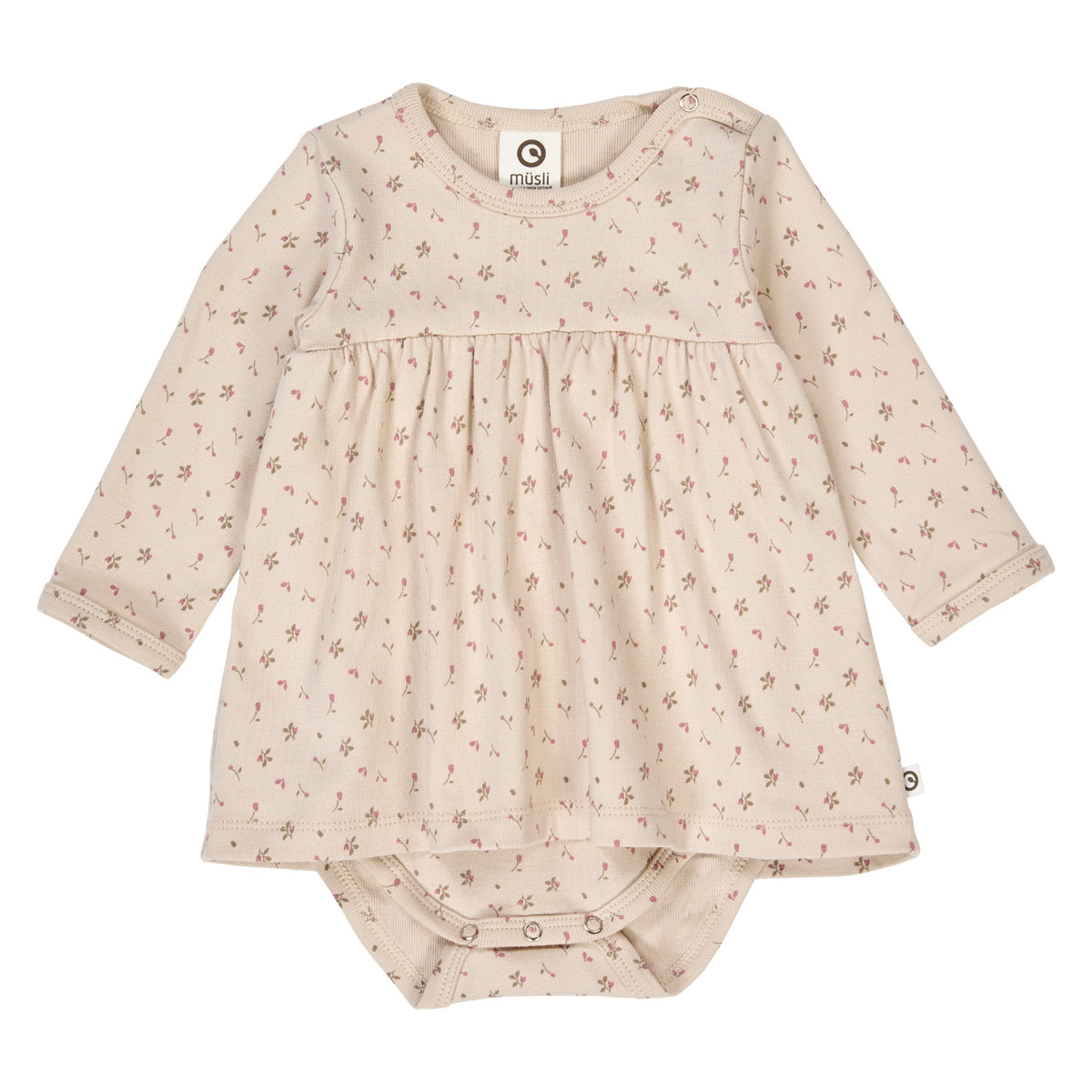Kjóll - Aster Dress Baby - Oak/ Nostalgia rose/ Beige