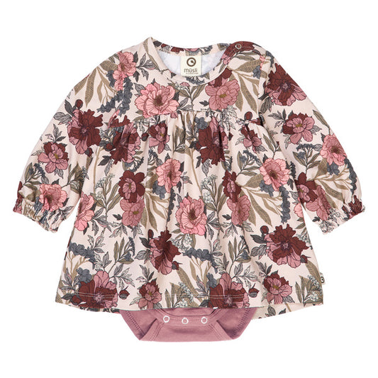 Kjóll - Bliss dress body - Nightingale/ Root/ Nostalgia rose
