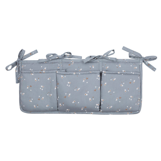 Rúmvasar -  Stjörnur - Jasmin Blue/Balsam Cream/Walnut 50x20cm