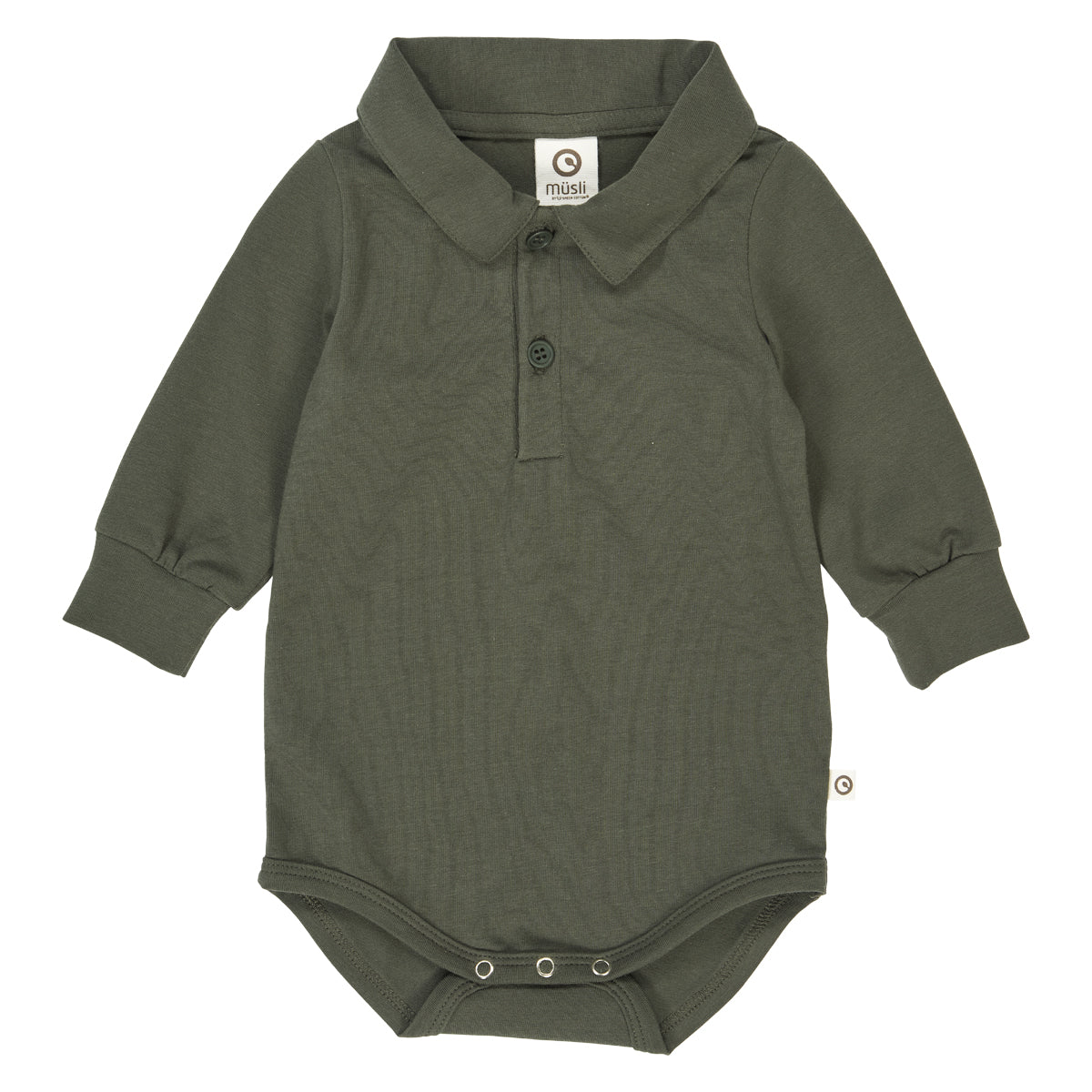 Skyrtusamfella - Cozy me shirt body - Deep green