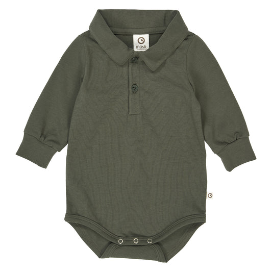 Skyrtusamfella - Cozy me shirt body - Deep green