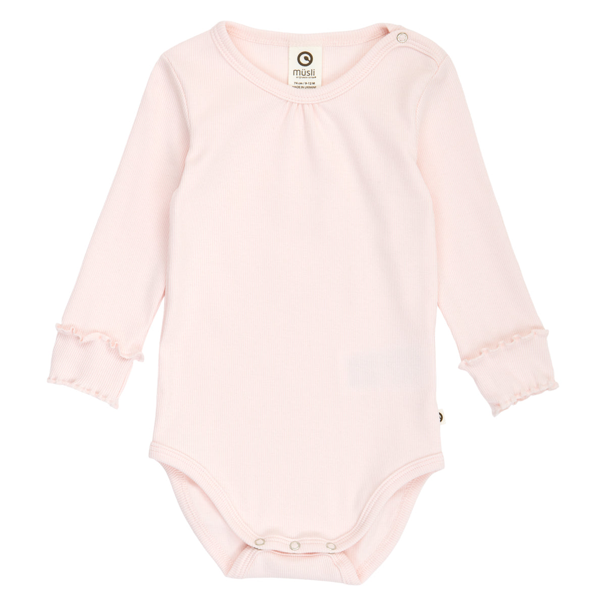 Samfella Musli - Cozy Me Rib Deco Primrose lífræn riffluð