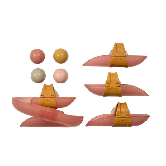 Kúlubraut í baðið - Bleik