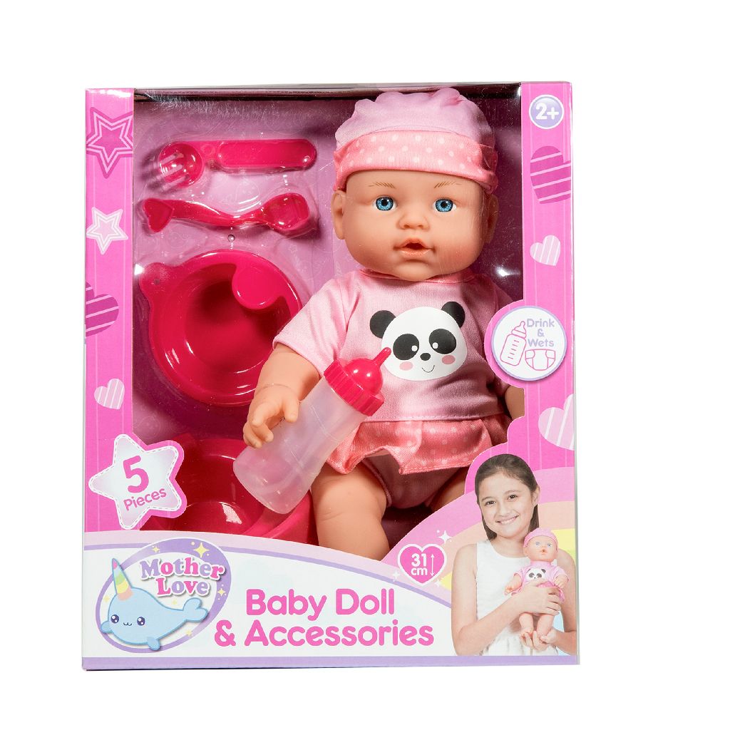 Mother Love - Dúkka m/ fylgihlutum