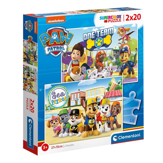 Paw Patrol Púsl 2x20st