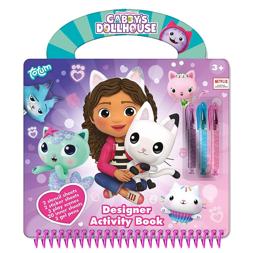 Gabby's Dollhouse Designer Activity Book