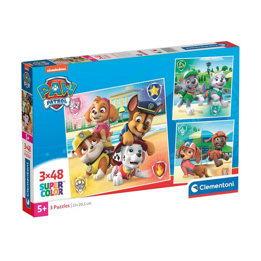 Paw Patrol Puzzle 3x48pcs